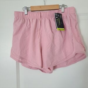 Nike Pink Athletic Shorts Lightweight Elastic Waist